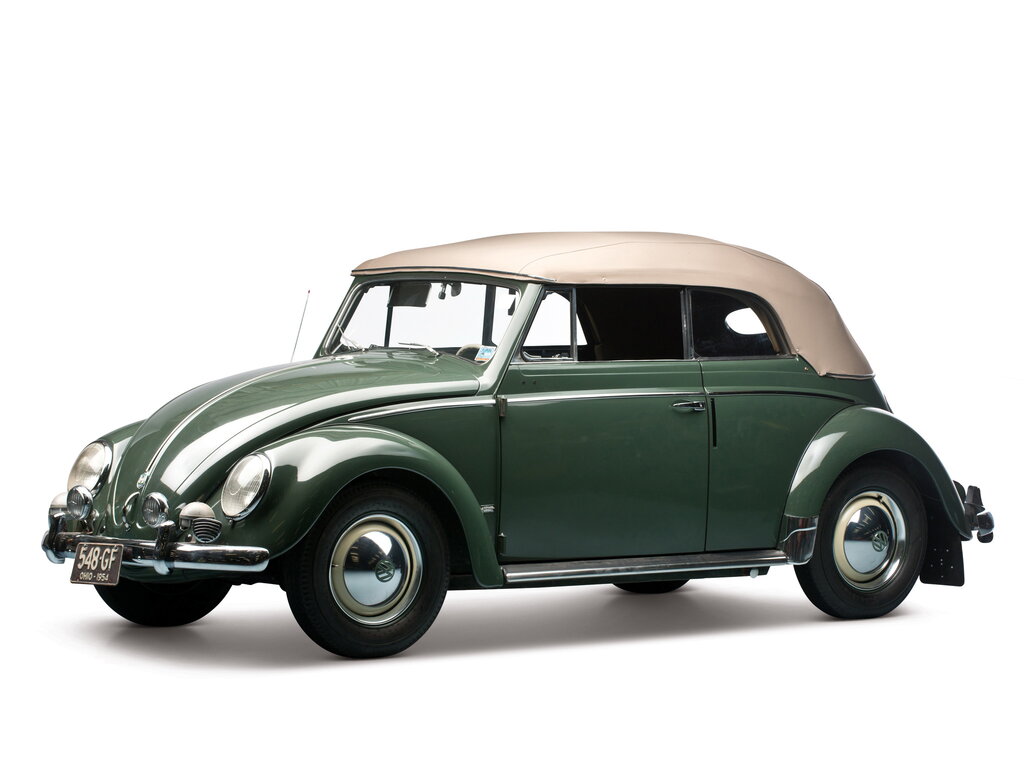 Volkswagen Kaefer (1200) 1 поколение, 2-й рестайлинг, открытый кузов (01.1954 - 08.1960)